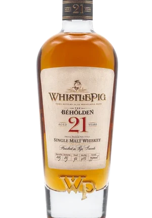 WhistlePig 21 Beholden Whiskey